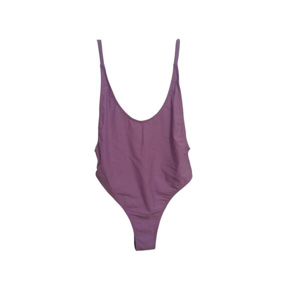 Women's Size L Fabletics Lavender Color Noa Sexy One Piece Swimsuit NWT - Picture 3 of 11